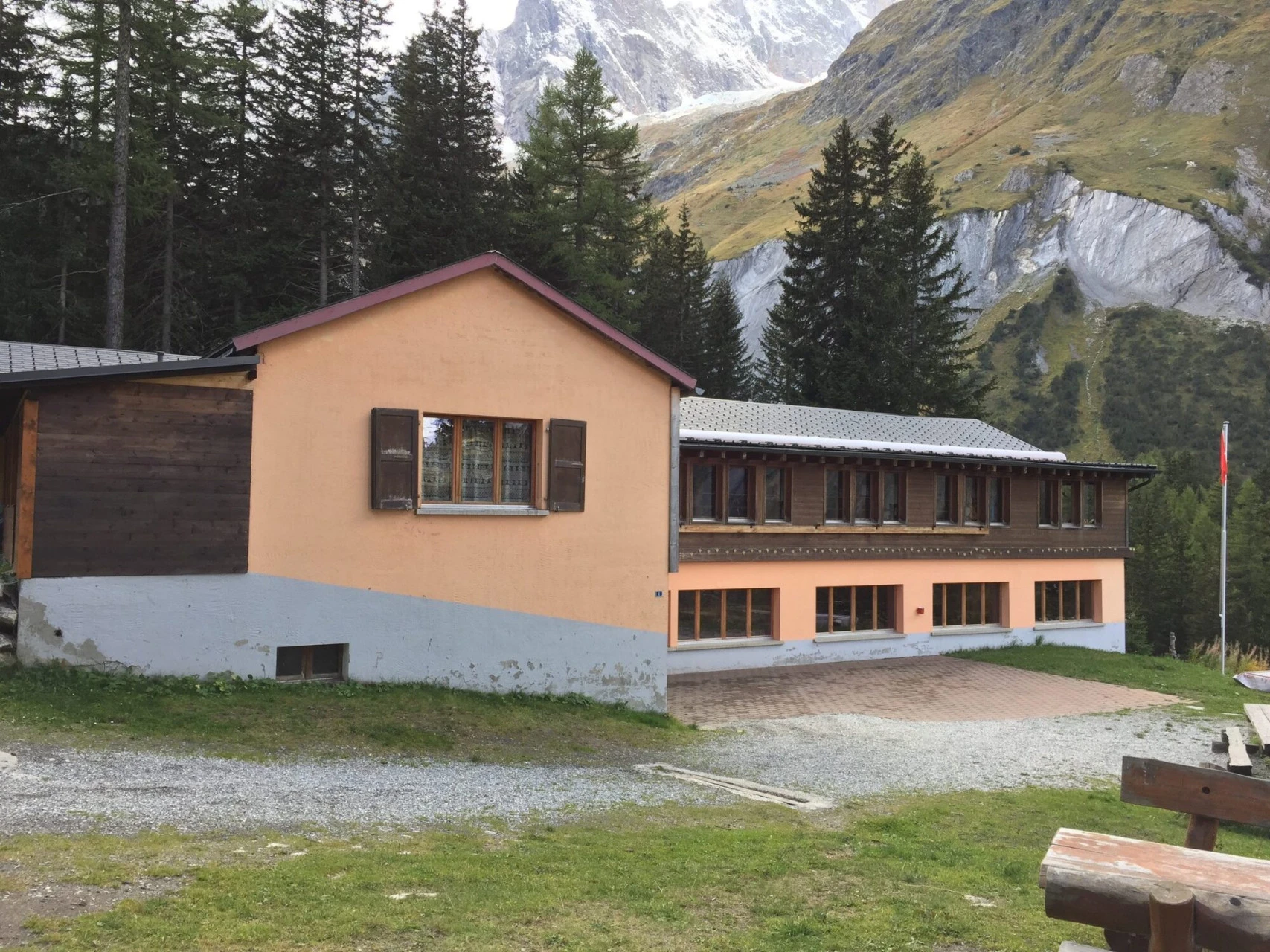 Chalet Le Dolent à La Fouly, face au Mont Dolent