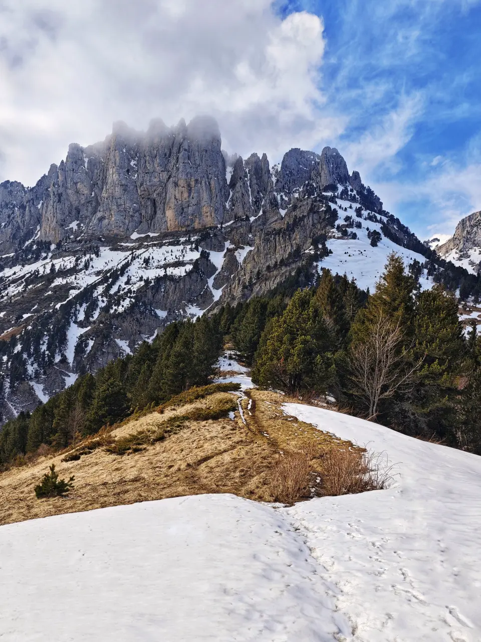Col de l'Aupet en Hiver - Chichilianne - Vercors