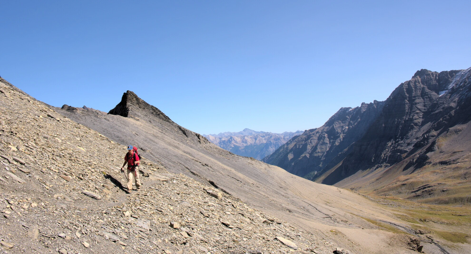 Le col de l'Aup Martin, 2 761 m