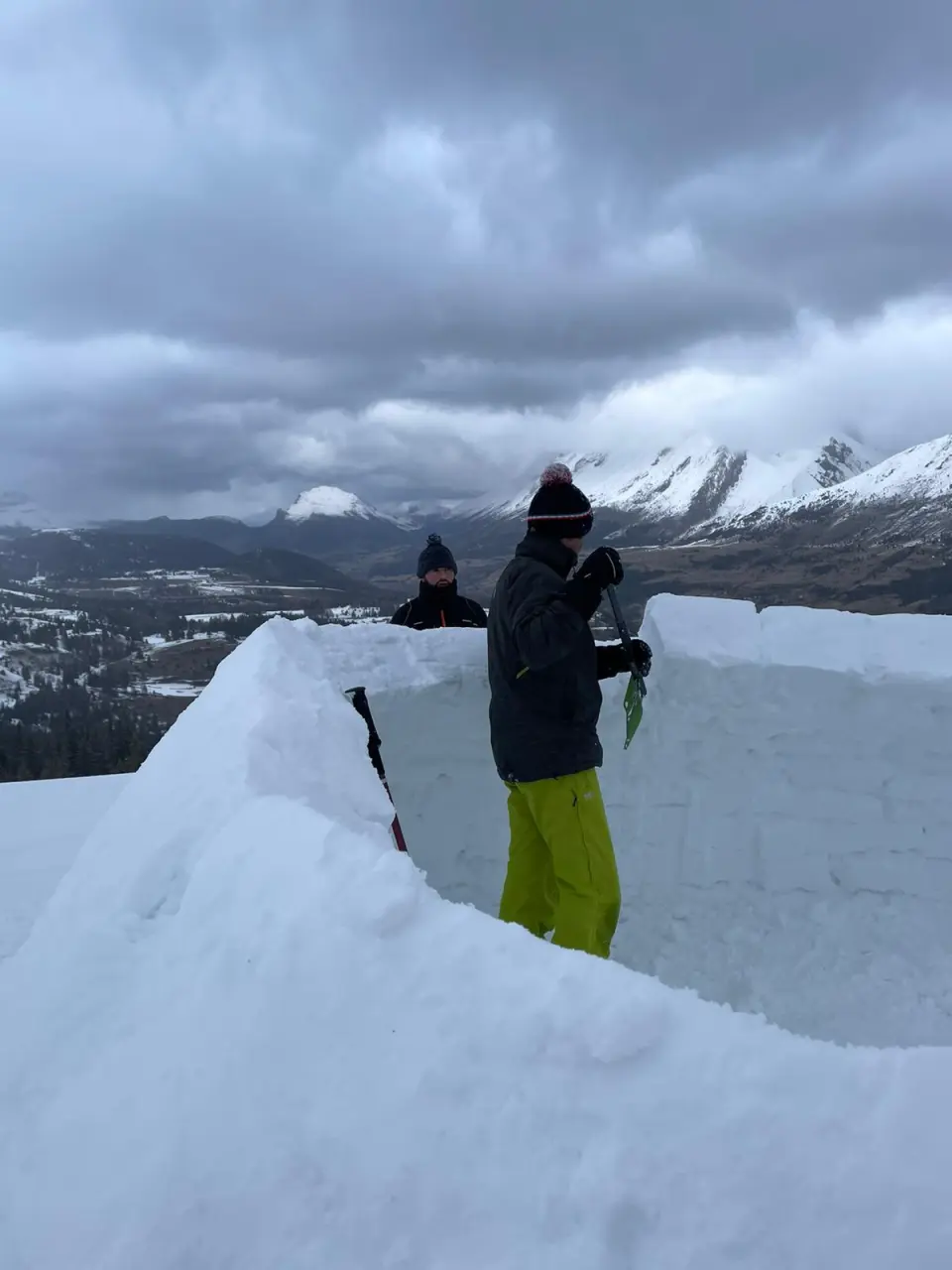 construction igloo en brique - Alpes