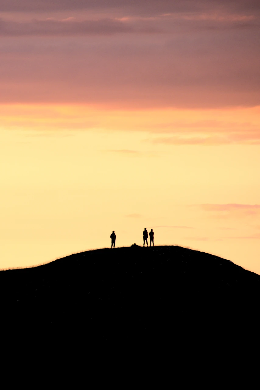 Coucher de soleil sur le plateau du Grand Veymont