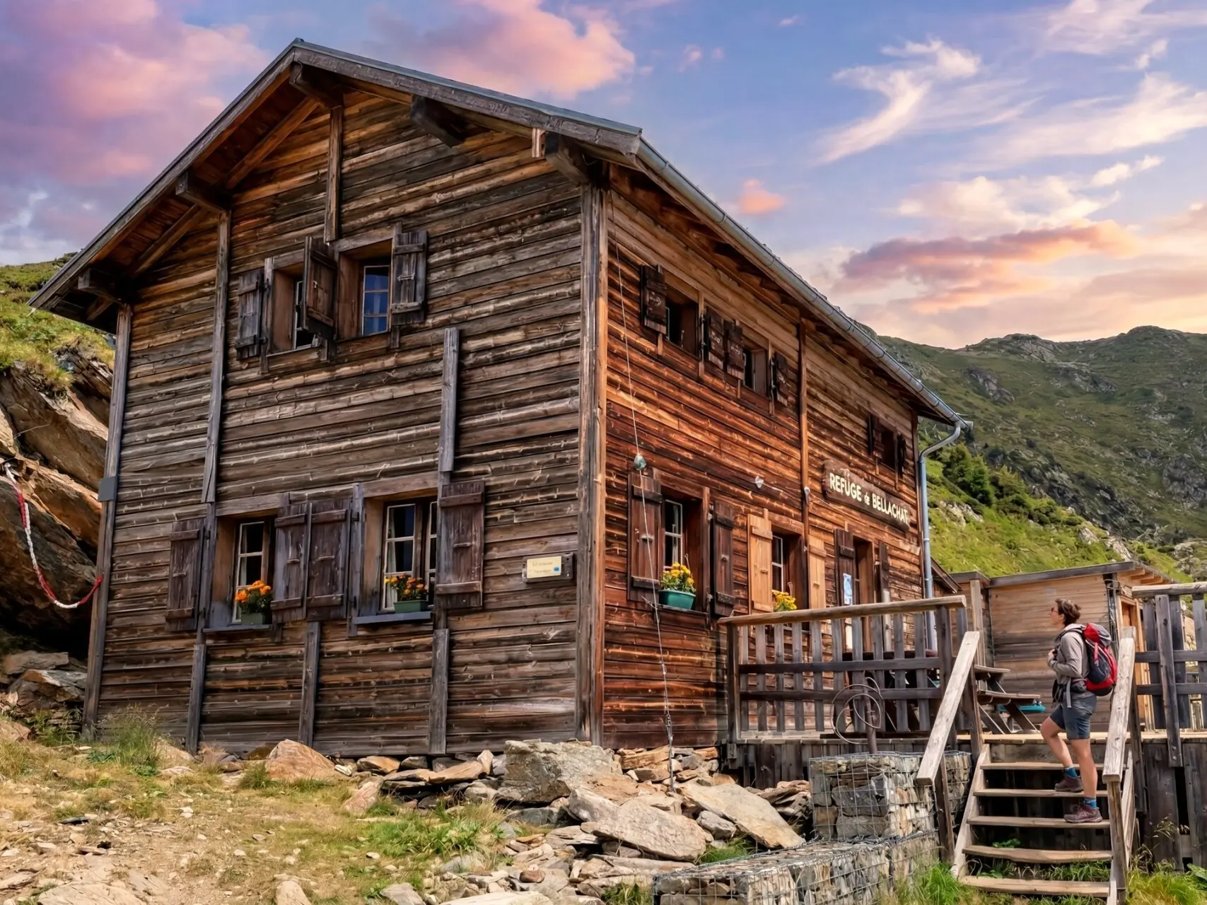 Le Refuge de Bellachat, dernière halte en altitude avant la descente sur Les Houches