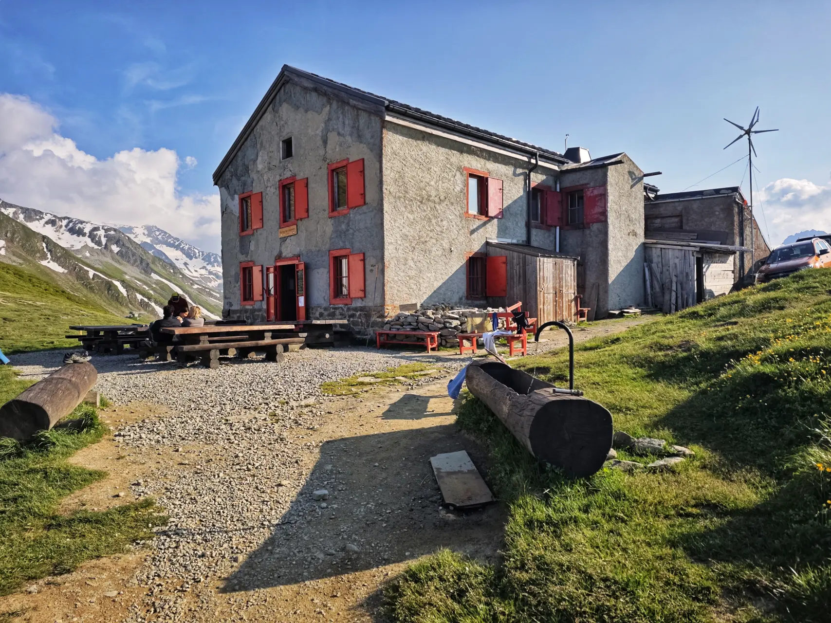 Le refuge du Col de Balme